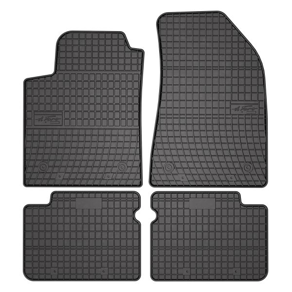 Set Covorase Auto Si Tavita Portbagaj FIAT BRAVO II (198_) din 2006-2014, Cauciuc, Protectie Porbagaj, 4x Stickere auto cu FIAT