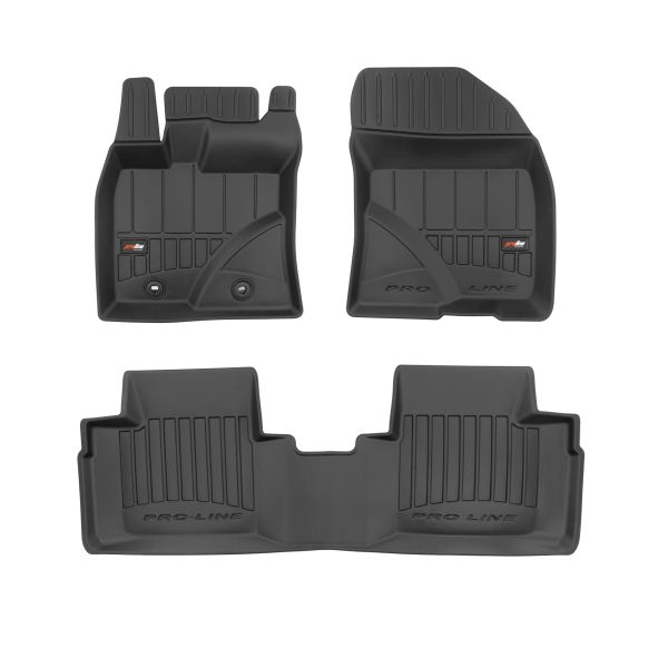 Set Covorase Auto Si Tavita Portbagaj TOYOTA AVENSIS Estate (_T27_) din 2008-2018, Cauciuc, Protectie Porbagaj, 4x Stickere auto cu TOYOTA