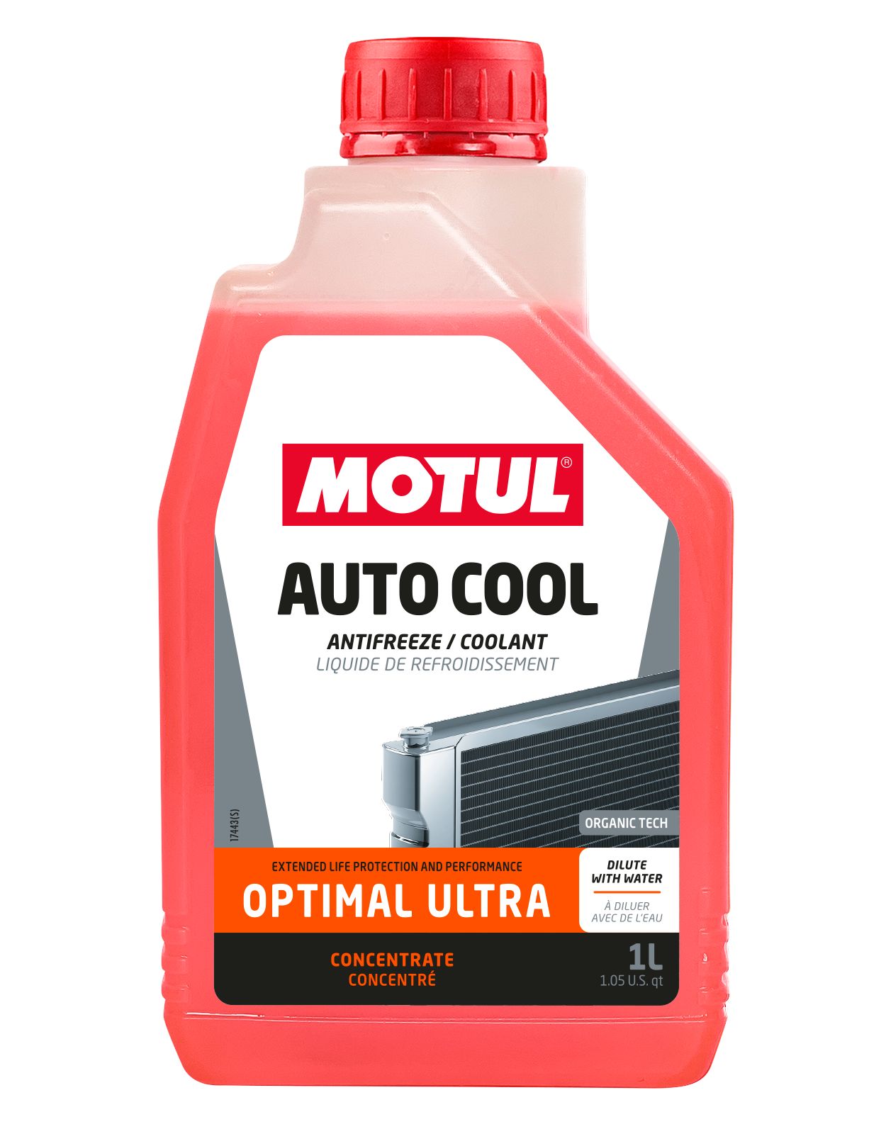 Концентрат антифризу AUTO COOL (тип охолоджувача G12+/G30) (1L, 1:1=-40°C), червоний, стандартний: 2.13.01, 32-9011, 61-0-0257, 74002, A4.05.09.01, ASTM D3306, ASTM D4656, BR 637, BS 6580, BT-PS-606 A