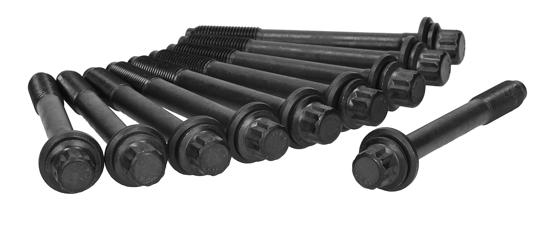 Комплект болтів з головкою системи TORX з чорного металу MITSUBISHI 2.0/2.4 4G63/4G64/4G69 AJUSA (81024100) AJUSA фото 4