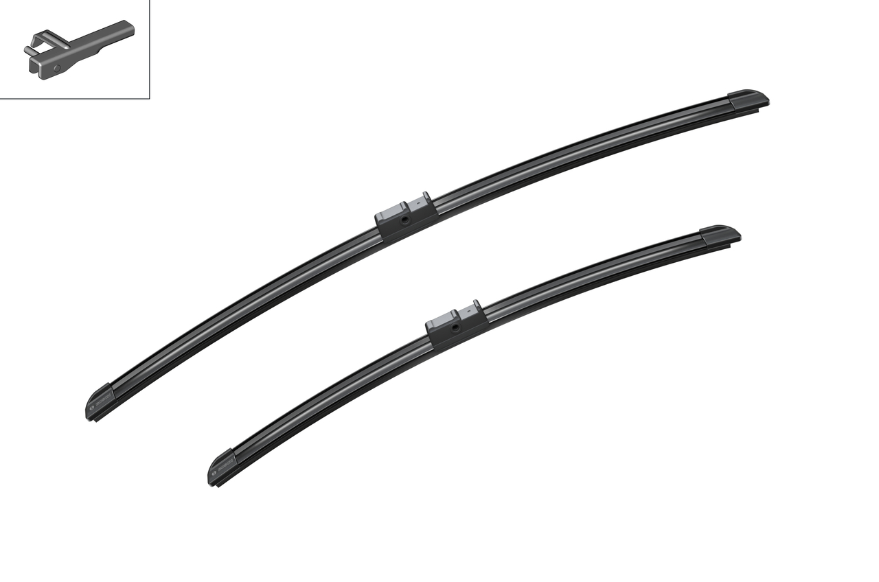 Set 3 stergatoare SKODA OCTAVIA II Combi (1Z5) din 2004-2013, Bosch Aerotwin, din cauciuc siliconat rezistent