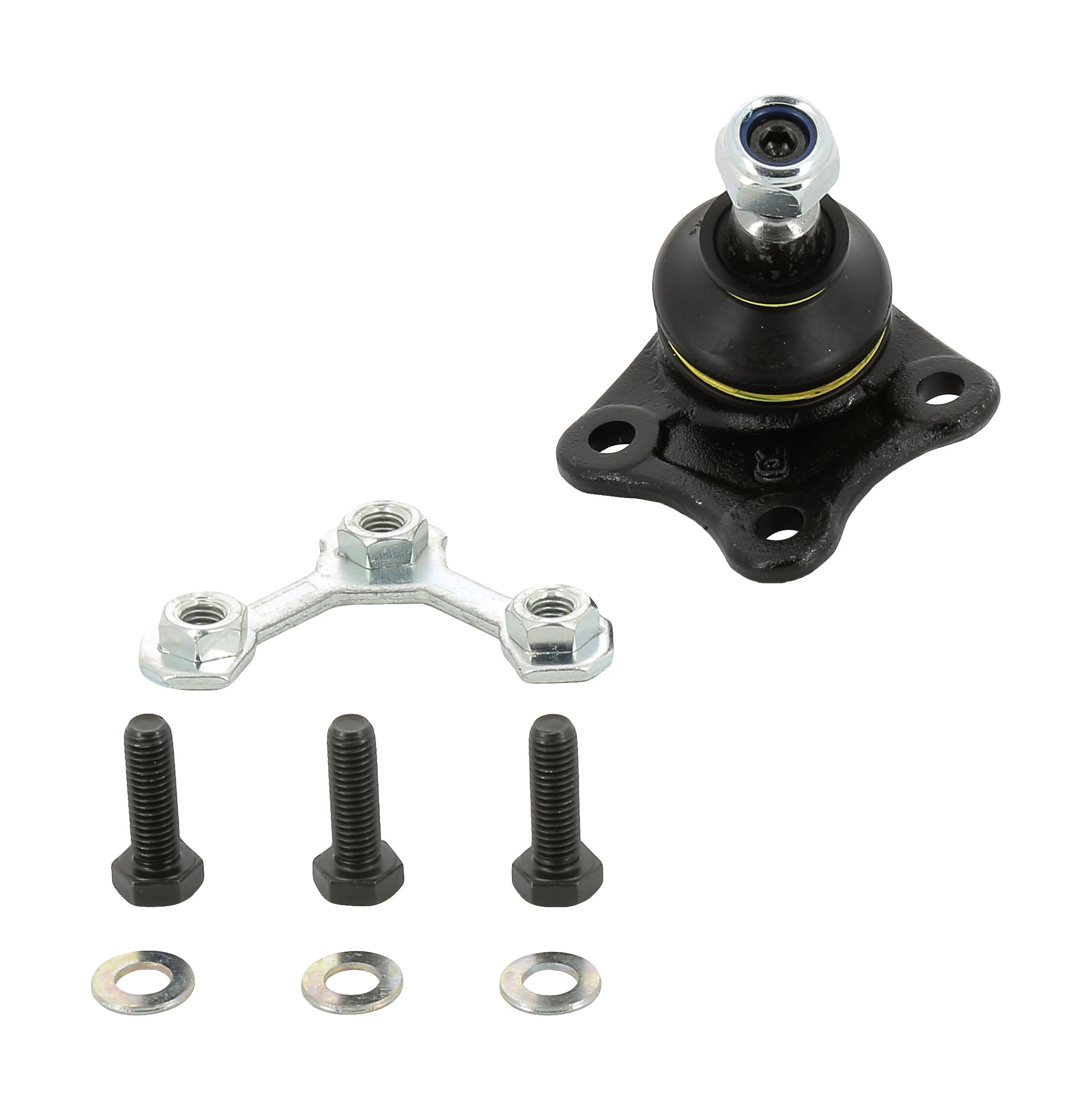 Шарова опора прав (нижн передн) (діаметр конуса 18,2mm) AUDI A3, SEAT CORDOBA, IBIZA III, LEON, TOLEDO II, SKODA FABIA I, OCTAVIA I, VW BORA, BORA I, GOLF IV, NEW BEETLE, POLO 1.0-3.2 09.96-12.13