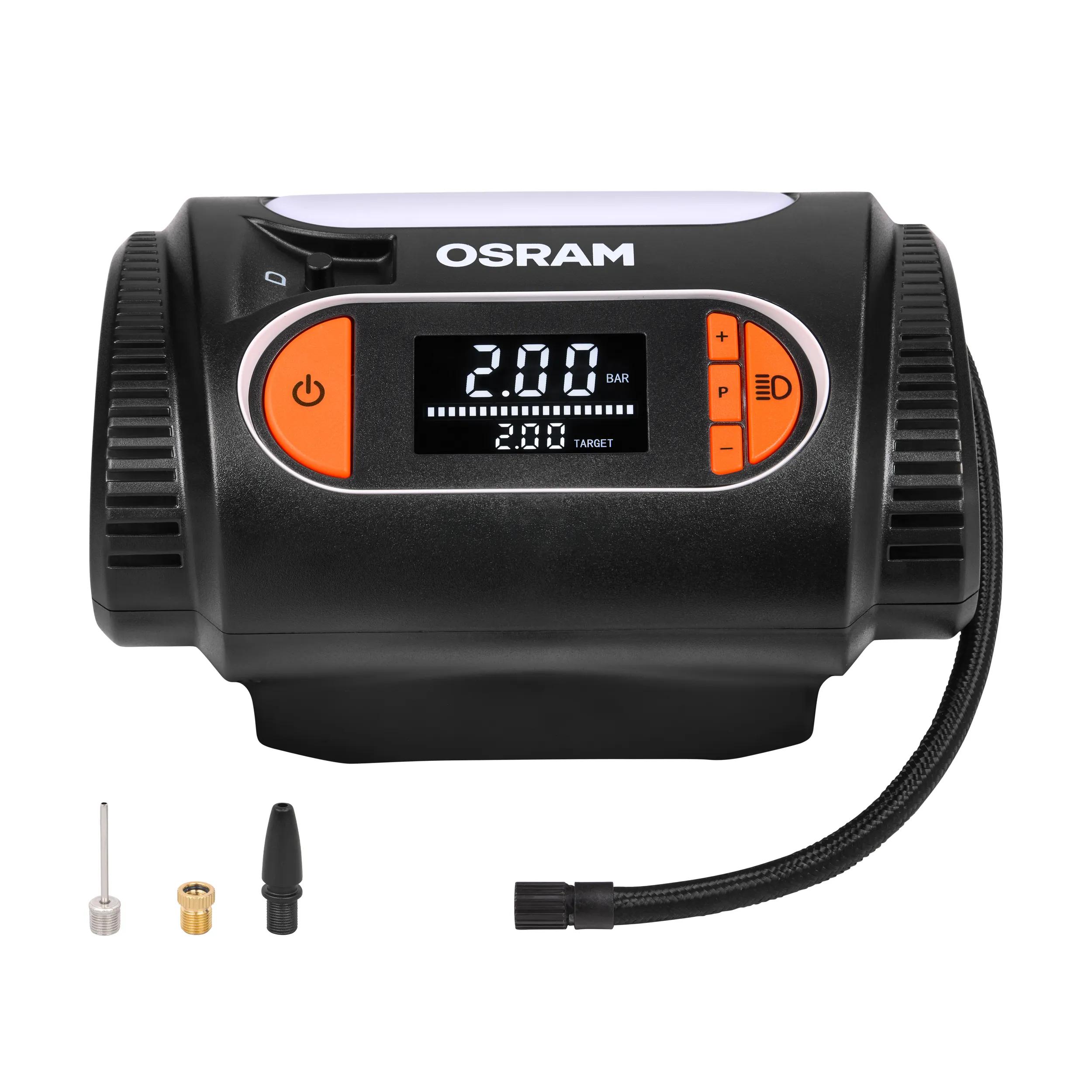 Компресор для накачування шин TYREINFLATE 2120 / 12V 15A 180W / ШИНА R13 НАКАЧУЄТЬСЯ ЗА 3.5 ХВ. OSRAM (OTI2120) osram фото 11