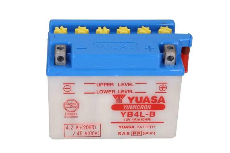 YUASA startovací baterie APRILIA AF1 50 EXTREMA, 125, 50 (SINTESI) 88-94, AMICO 50, 50LX, 50GL, 25 90-99, AREA 50 99-02, CLASSIC 50 97-98, COMPAY 50 AC CUSTOM 09, GULLIVER 50 AC, LC 96-99, HABANA 50 (CUSTOM) 99-01, MX 125, 50 03-07, MOJITO 50 (CUSTOM) 02-