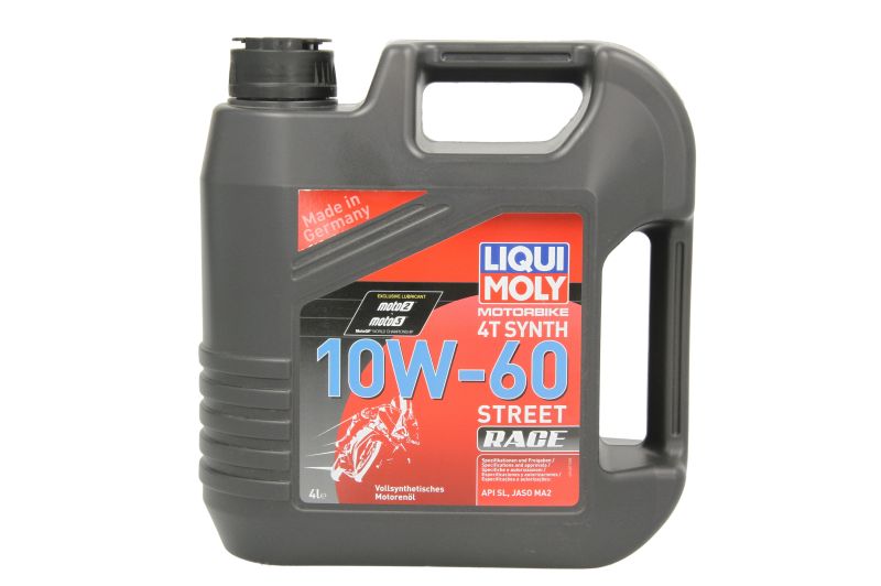 Levně LIQUI MOLY motorový olej (B00D91Q1FU, 1687, LIM1526, MOTO 4 RACE 10W60 4L, >JASO MA2)