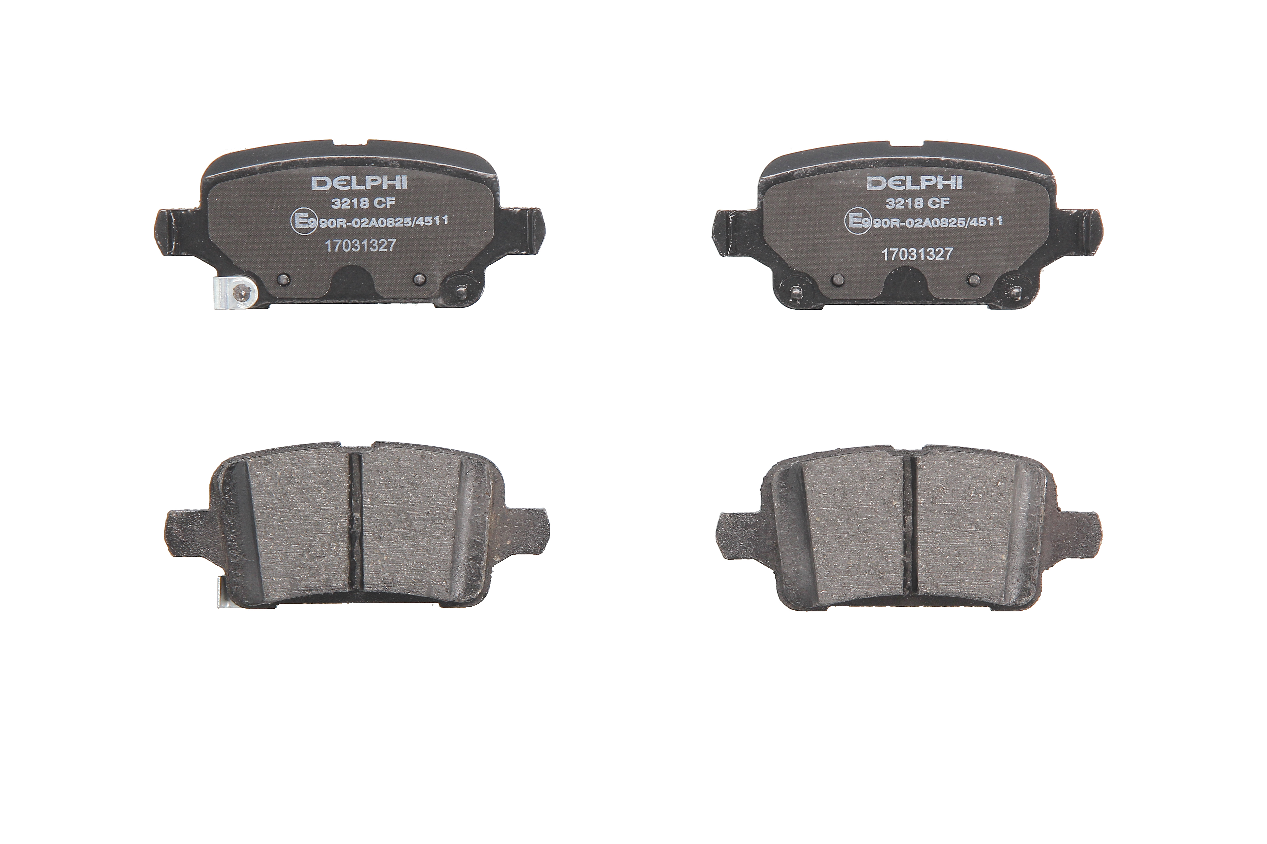 Комплект гальмівних колодок задн , CHEVROLET VOLT, OPEL AMPERA-E, ASTRA K, INSIGNIA B, INSIGNIA B COUNTRY, INSIGNIA B GRAND SPORT 1.0-Electric 06.15-