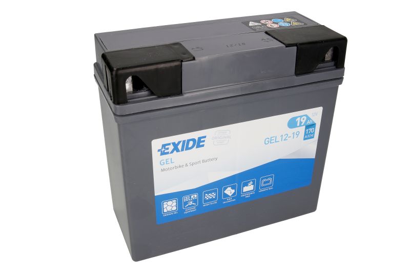 EXIDE startovací baterie BMW K 1600GT, 1200LT, 1200S, 1200GT, 1100LT (SP. ED.), 1600GTL, 75RT, 1100LT, 1200RS, 1100RS, 1100LT HIGHLINE, 1300GT, 75, 1300R, 1200R 90-17, R 850GS, 850R, 1200C (WYSOKA KIEROWNICA), 1200C AVANTGARDE (WYSOKA KIEROWNICA), 1100R, 