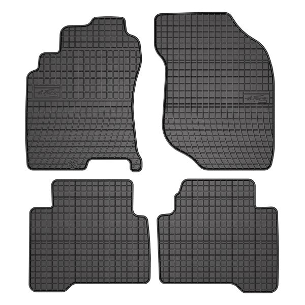Set Covorase Auto Si Tavita Portbagaj NISSAN X-TRAIL I (T30) din 2001-2013, Cauciuc, Protectie Porbagaj, 4x Stickere auto cu NISSAN