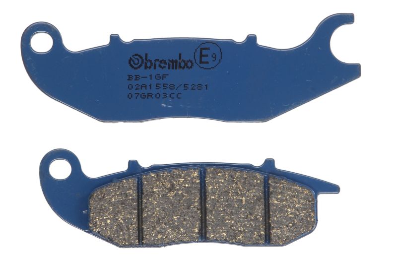 BREMBO sada brzdových destiček, kotoučová brzda DERBI MULHACEN 125 07-08, TERRA 125 ADVENTURE 07-08