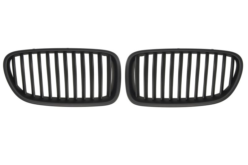 Grila radiator fata (Set 2 bucati, negru) potrivit BMW 5 (F10), 5 (F11) 2.0-4.4 06.09-02.17 12.09-06.13