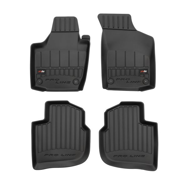 Set Covorase Auto Si Tavita Portbagaj SEAT TOLEDO IV (KG3) din 2012-2019, Cauciuc, Protectie Porbagaj, 4x Stickere auto cu SEAT