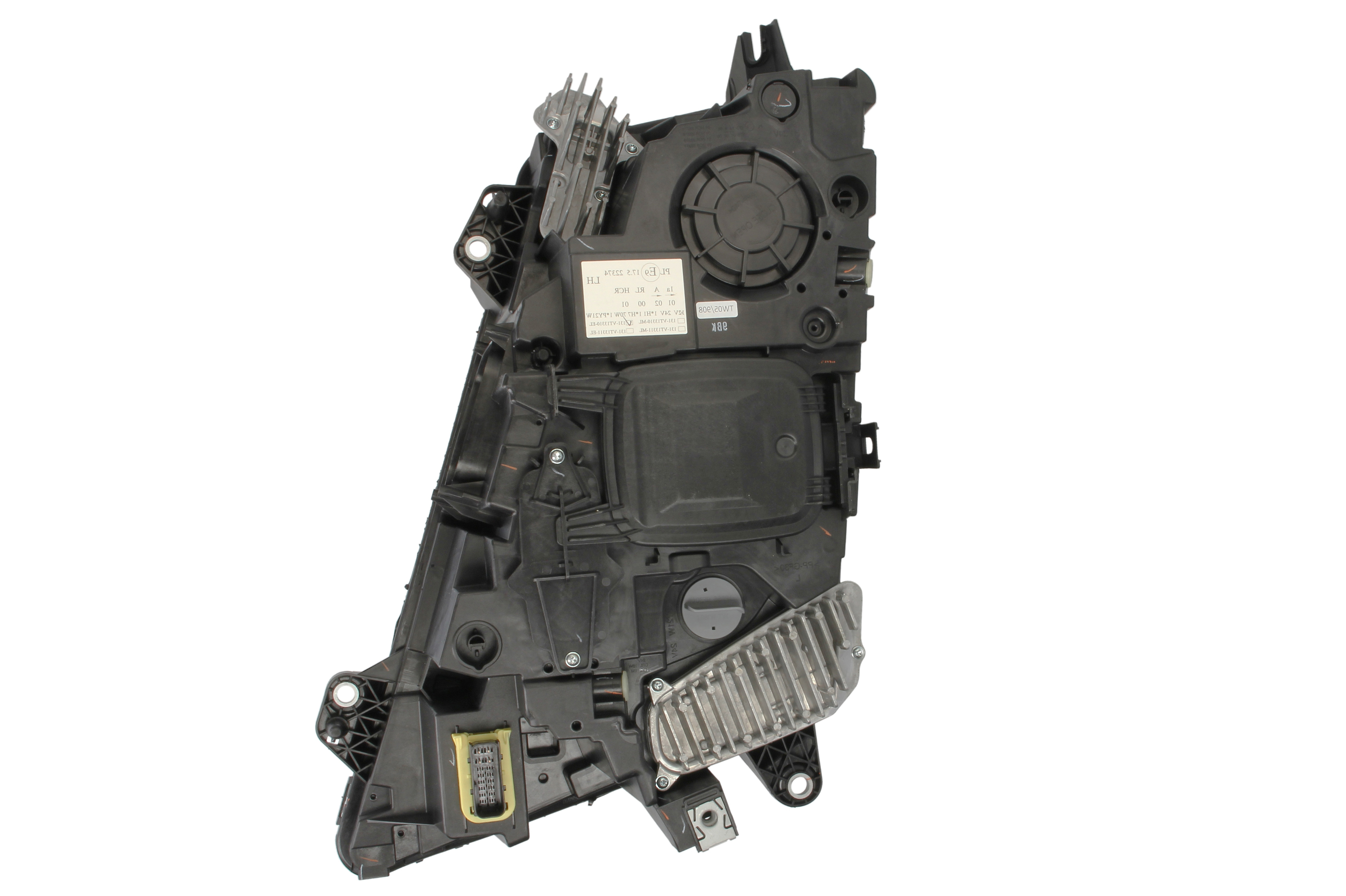 Фара прав (H1/H7/LED/PY21W, електричн, з мотором, колір відбивача: срібн) VOLVO FH II, FH16 II 01.12- фото 2