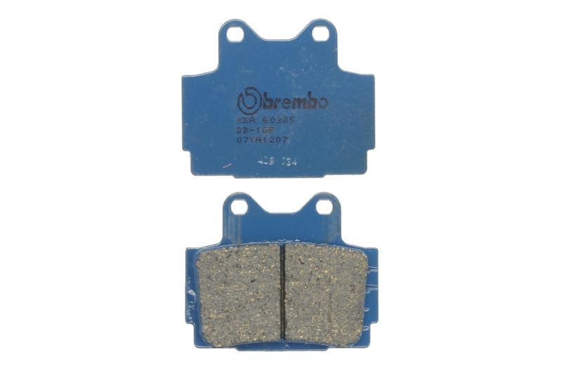 BREMBO sada brzdových destiček, kotoučová brzda YAMAHA FZR 400 RR 92, FZS 600 (FAZER) 98-03, RD 350 LC (YPVS), LCF (YPVS) 85-89, SRX 600 87, TDR 250 88-89, XJ 600 S (DIVERSION) 92-03 (2P209GS, 2P209NS, 2P209SS, MCB541LF, MCB541RQ)