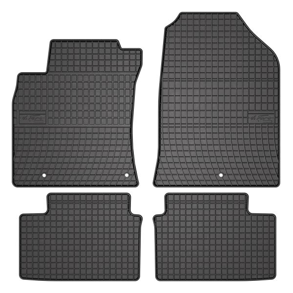 Set 5 covorase auto HYUNDAI i30 Kombi Van (PDE) din 2008-2021, cu covoras tunel median, cauciuc, 4x Stickere auto cu HYUNDAI