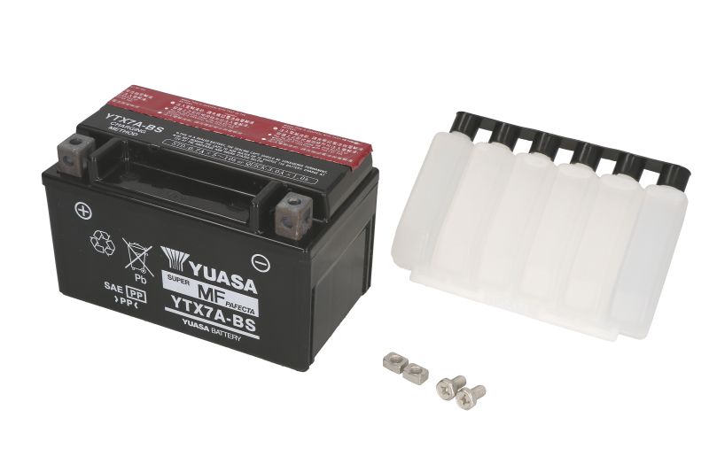 Levně YUASA startovací baterie APRILIA MXV 450 09-10, MOJITO 125 (CUSTOM) 04-07, RXV 450, 550 05-15, SL 750 ABS (SHIVER), ABS GT (SHIVER), (SHIVER GT),