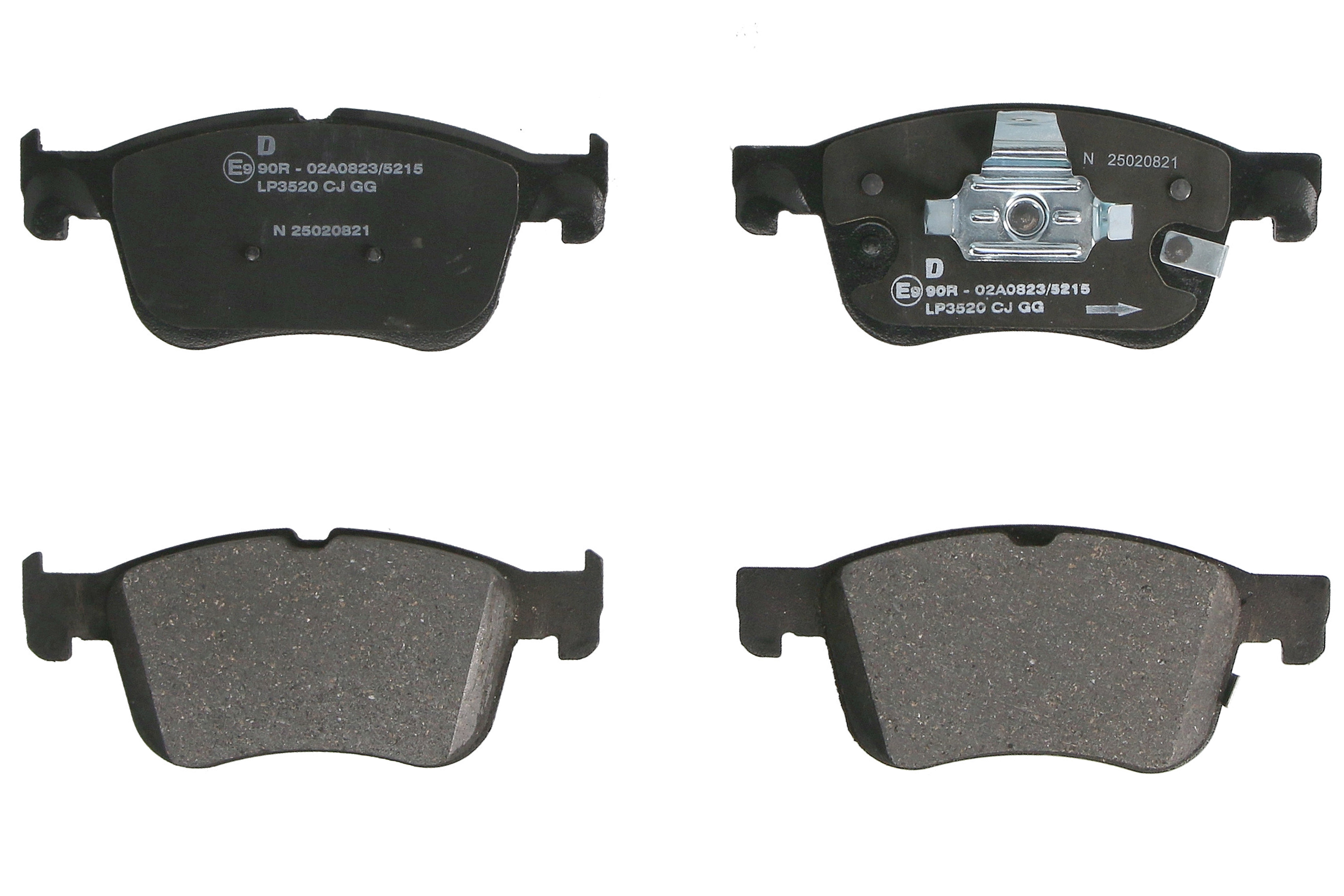 Комплект гальмівних колодок передн , FORD FOCUS IV, KUGA III, PUMA 1.0-2.5H 01.18-