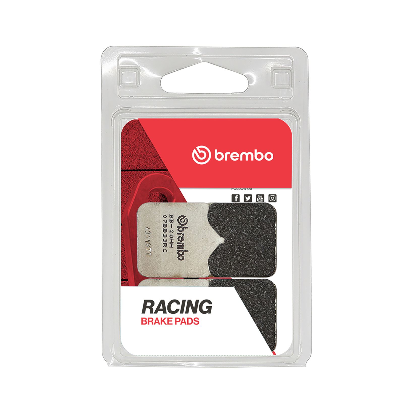 BREMBO sada brzdových destiček, kotoučová brzda APRILIA RSV 1000 R (FACTORY), (MILLE) 01-07, BMW S 1000 RR, R 09-16, BENELLI TNT 1130 (SPORT), (CAFE RACER) 05-06, TORNADO 900 RS (TRE), (TRE) 04-06, DUCATI MONSTER 1000 S4RS, S4R 06-07, HUSQVARNA SM 450R, 5
