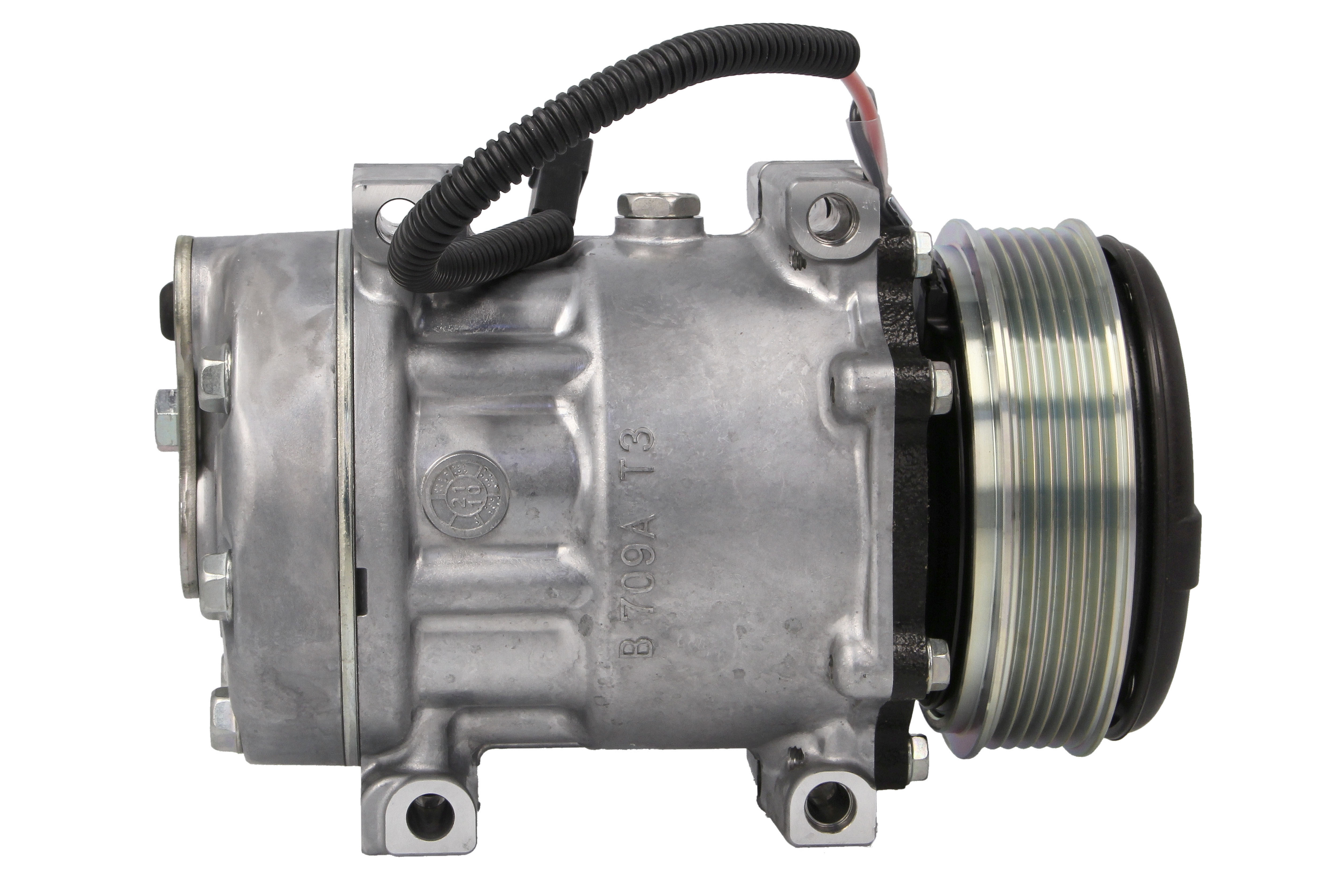 Компресор кондиціонера 12В (R134a) MASSEY FERGUSON 5410, 5420, 5430, 5440, 5445, 5450, 5608, 5609, 5610, 5611, 5612, 5613, 6612, 6613, 6614, 6615, 6616, 7614, 7615, 7616, 7618, 7619, 7620, 7622 фото 4