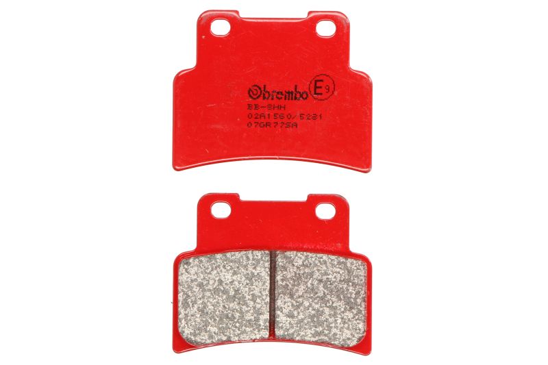 BREMBO sada brzdových destiček, kotoučová brzda APRILIA RS 125 (REPLICA) 06-07 (07GR77SC, FDB2216CP211, MCB785SRQ)