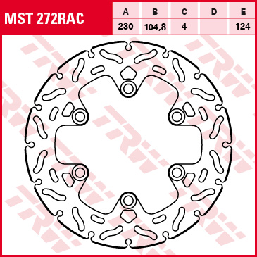 TRW MOTO brzdový kotouč KTM DUKE 390, 125, 200 12-20, RC 125, 200, 390, 390 R 14-20