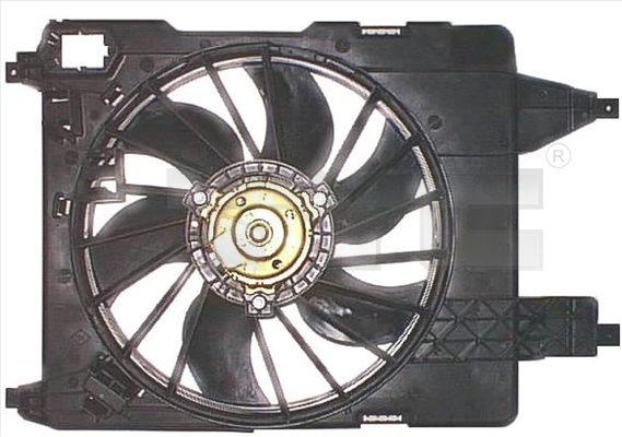 Ventilator radiator (cu carcasa) potrivit MERCEDES CITAN MIXTO (DOUBLE CABIN), CITAN (MPV), CITAN/MINIVAN (W415); RENAULT CLIO II, KANGOO, KANGOO BE BOP, KANGOO EXPRESS 1.0-Electric dupa 1996 [1]
