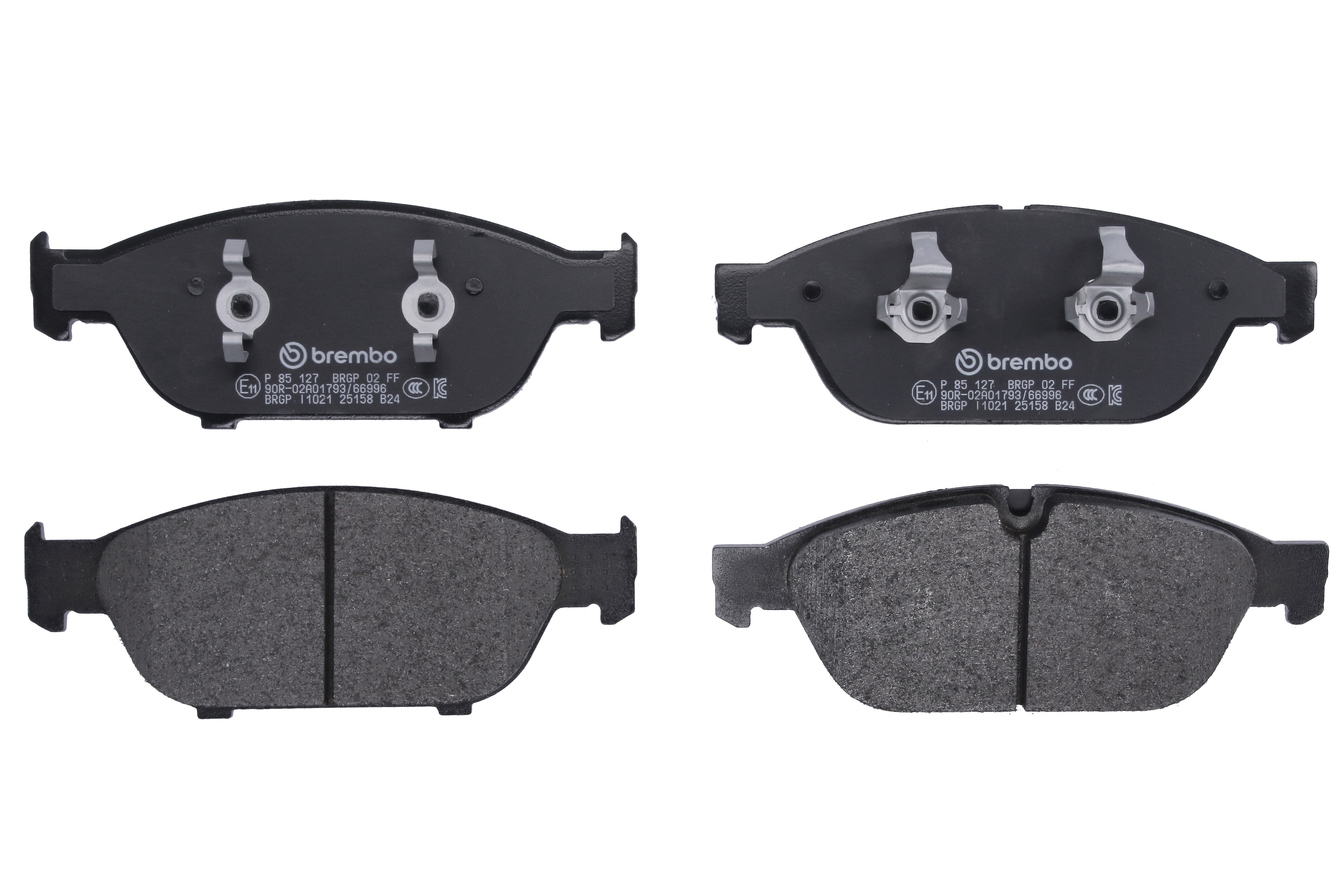 Колодки гальмівні дискові AUDI A6 C7 (4G2, 4GC) 3.0 2010.11-2018.09 BREMBO (P85127) BREMBO фото 3