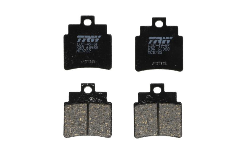 TRW MOTO sada brzdových destiček, kotoučová brzda KYMCO DINK 250 00-03, GRAND 250 01-05, KXR 250 (SPORT) 04-07, MXU 250 05-10 (B0050SZDDQ)