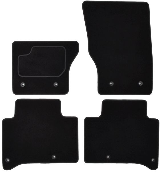 Set Covorase Auto Si Tavita Portbagaj LAND ROVER RANGE ROVER SPORT II (L494) din 2013-2022, Cauciuc, Protectie Porbagaj, 4x Stickere auto cu LAND ROVER