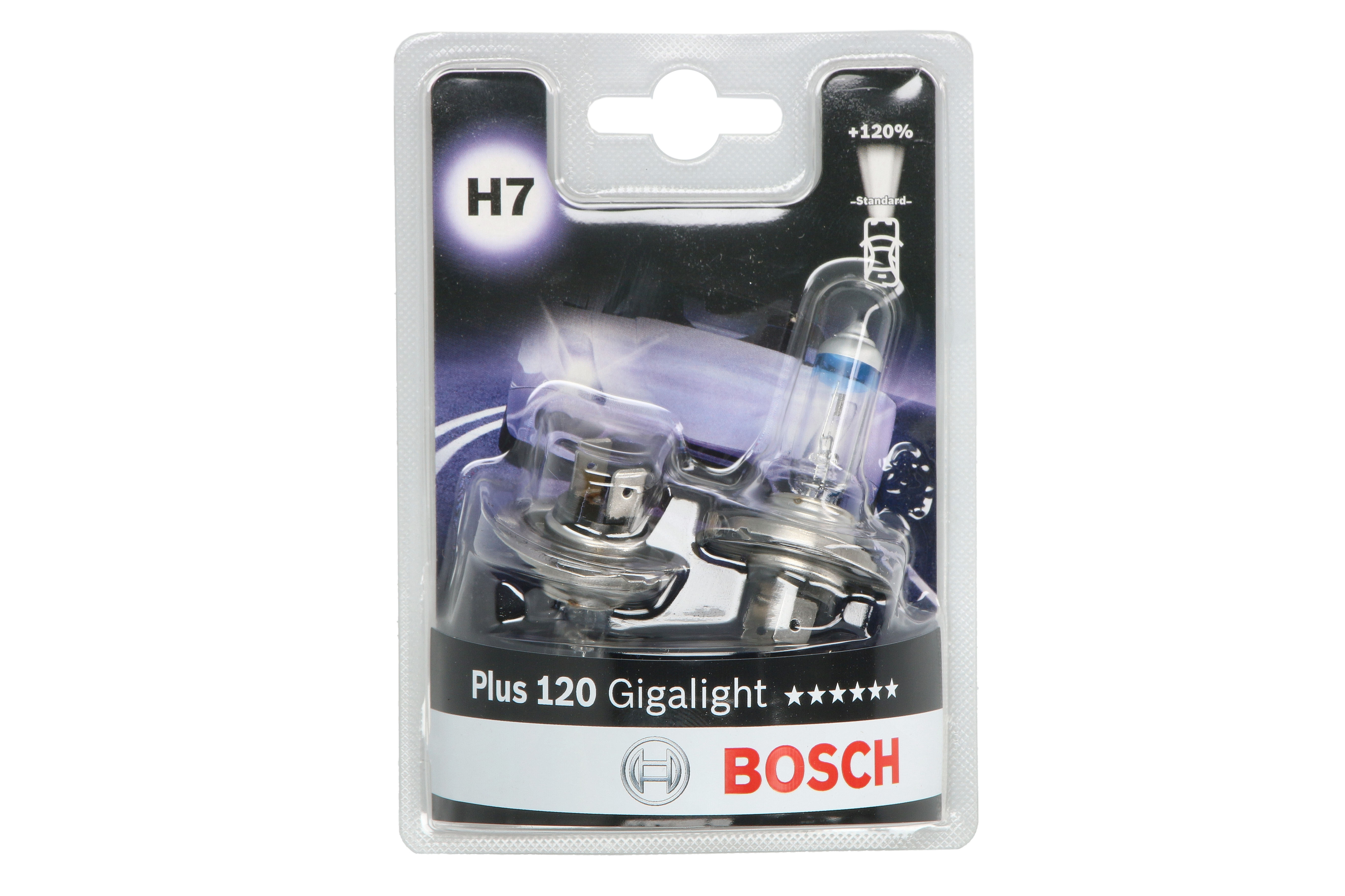 Автолампа H7 12V 55W PX26d Gigalight +120% Bosch фото 5