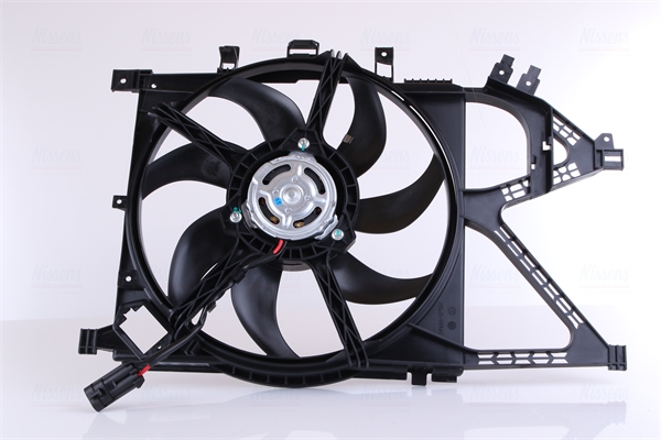 Ventilator habitaclu - Ventilator radiator (cu carcasa) potrivit OPEL COMBO, COMBO TOUR, CORSA C 1.0-1.8 dupa 2000