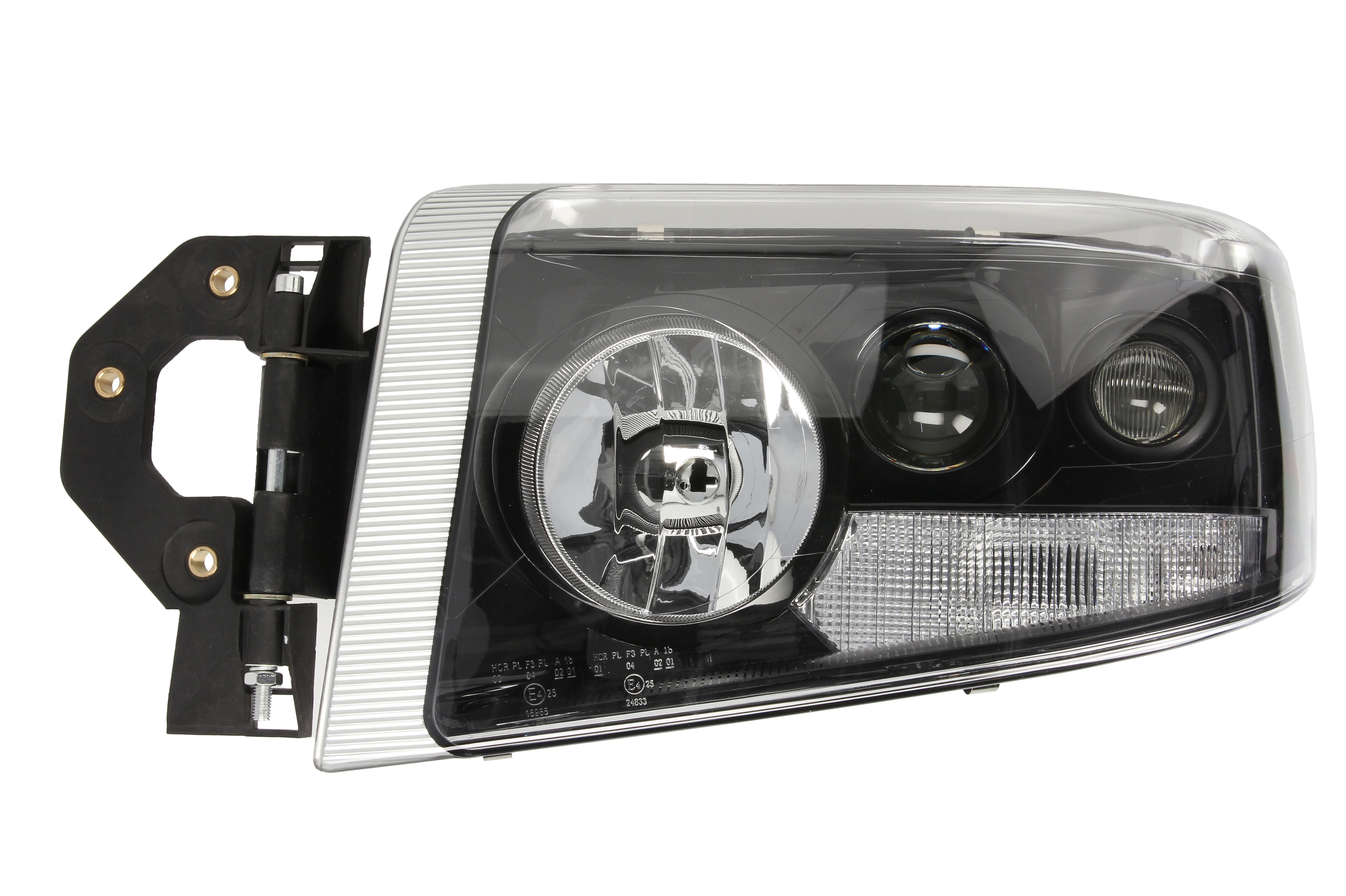 Фара лів (H1/H3/H7, ручн, без мотора, колір відбивача: чорн) RVI PREMIUM 2 10.05-