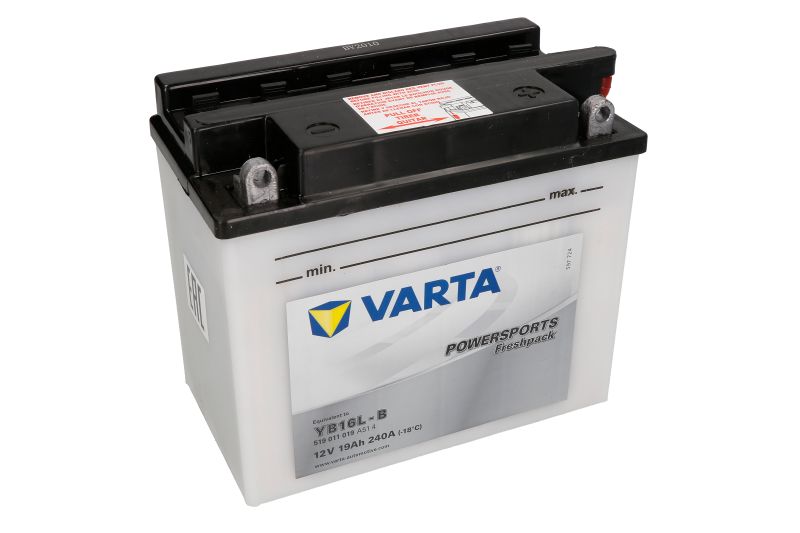 VARTA startovací baterie KAWASAKI GPZ 1100 (UNI TRAK) 83-85, GTR 1000 86-03, KZ 1100, 1000 79-82, Z 1000 ST, 1100GP B, 1100R1 79-84 (B004R9L4KA, B00F4S9SME, YB16L-B)