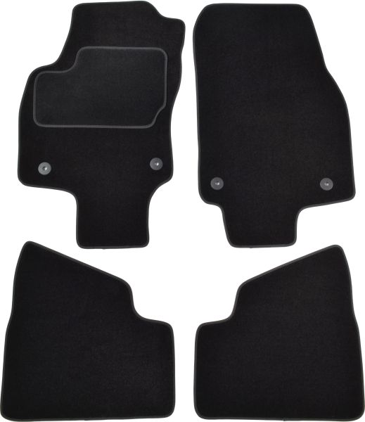 Set Covorase Auto Si Tavita Portbagaj OPEL ASTRA H (A04) din 2004-2014, Cauciuc, Protectie Porbagaj, 4x Stickere auto cu OPEL