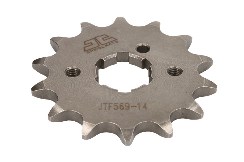 JT front sprocket 569 14 KAWASAKI KX 250 87-98, YAMAHA YZ 250 77-98 (56914JT)