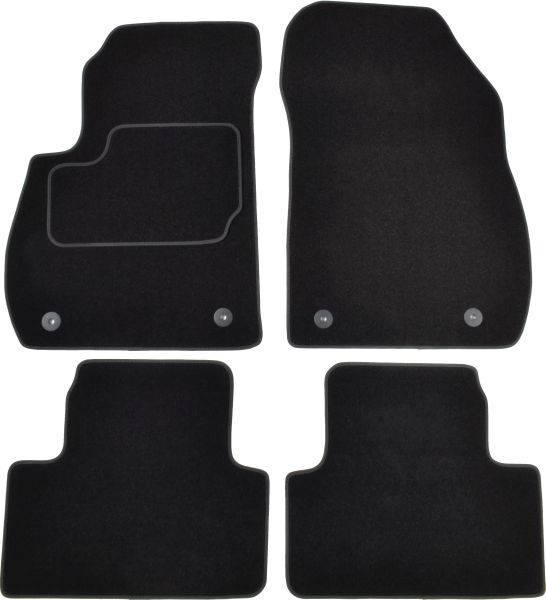 Set Covorase Auto Si Tavita Portbagaj OPEL ZAFIRA TOURER C (P12) din 2011-2019, Cauciuc, Protectie Porbagaj, 4x Stickere auto cu OPEL