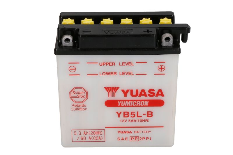 YUASA startovací baterie BENELLI K2 50 AC (NAMUR), LC, AC, LC (NAMUR) 98-01, HONDA C 90 81-00, MBX 125 F 84-86, NH 80MS (LEAD), 125 (LEAD) 83-86, NS 125 R, F 85-92, KAWASAKI AR 125 82-94, KYMCO NEXXON 50 07-10, MZ/MUZ ETZ 125 (SPORTSTAR), 301FUN, 251FUN 8