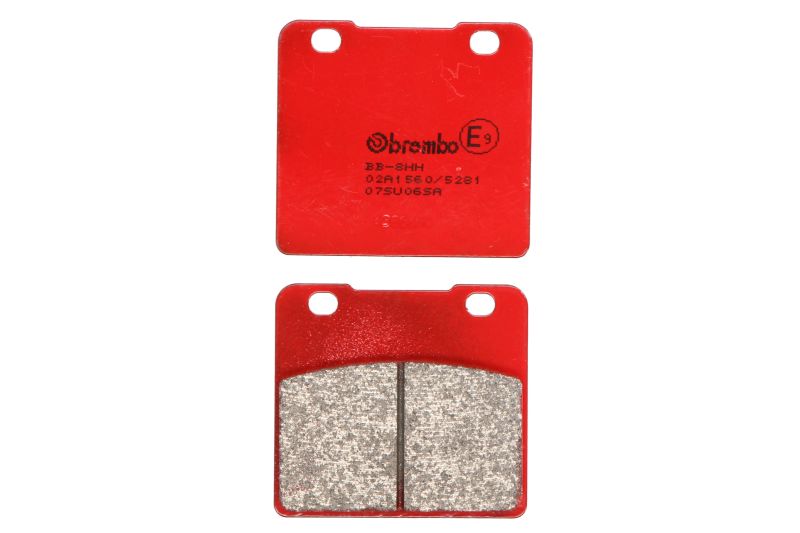 BREMBO sada brzdových destiček, kotoučová brzda SUZUKI GSX 1100 EF 84-85, GSX-R 1100, 750 85-88, RG 500 (GAMMA) 86, VS 800GL (INTRUDER), 1400GLP (INTRUDER), 750GLF (INTRUDER), 750GLP (INTRUDER), 600GL (INTRUDER) 86-99 (MT07SU06SA, 2P234NS, 2P234SS)