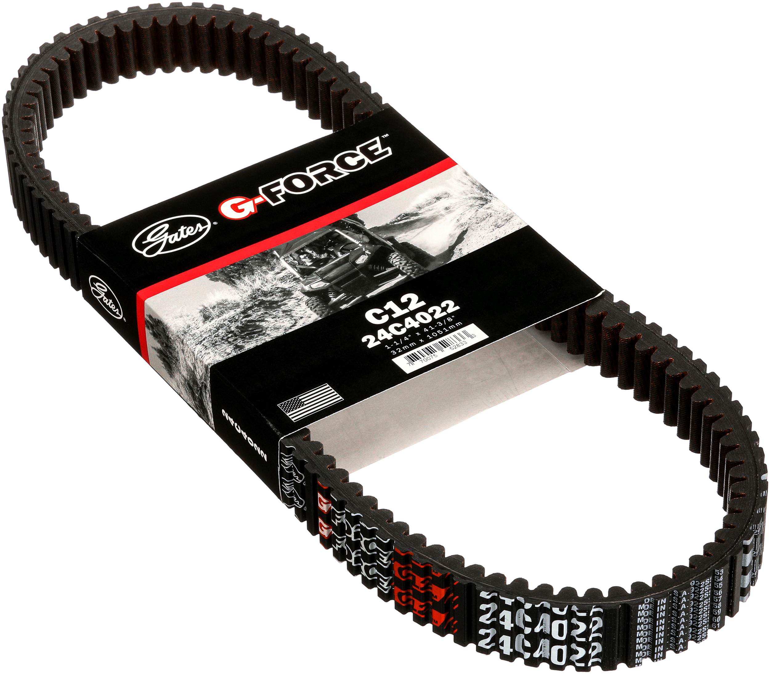GATES hnací klínový řemen, variomatik POLARIS RZR 800 S, 4 13-14, RANGER 800 (CREW EPS LE), 800 (CREW), 700 4X4, 800 6X6, 800RZR 4, 700 (CREW), 800RZR S, 800HD, 800XP, 800 4X4, 700XP, 700HD, 800XP EPS 08-16 (24C4022, XTX2249, XTX2250, 3211118, 3211133, 32