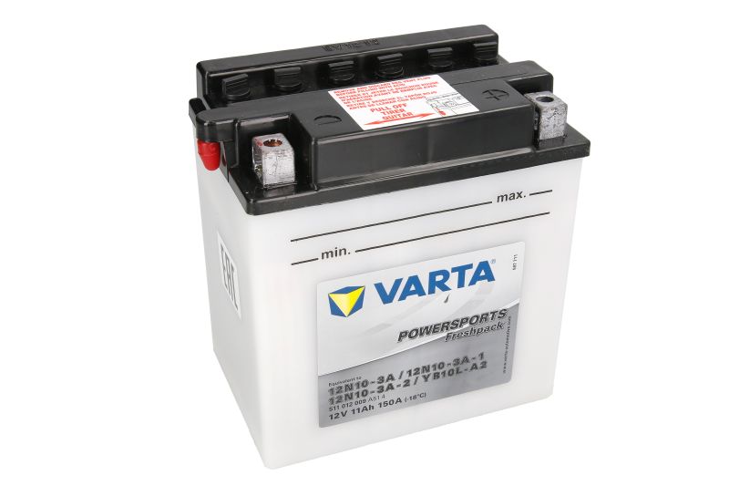 VARTA startovací baterie GILERA DAKOTA 350, KAWASAKI KZ 900, 305 76-88, Z 250G (LTD), 650 SR, 650 (KZ), 650 B, 900A, 200A, 250C, 250A, 250J, 200A6 76-84, SUZUKI GN 250 82-02, GS 450T, 400, 550E, 550M (KATANA), 450L (CHOP.), 450E, 450S, 425, 550L (CHOP.), 