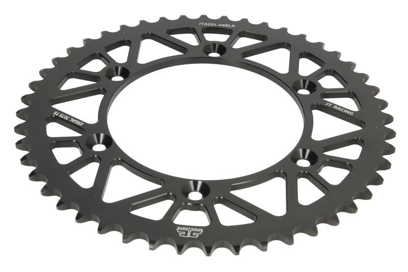 JT sprocket 270 48 aluminium RACElité YAMAHA YZ/YZF/WRF '99-'24 (27048JT) (JTR251.48) colour black