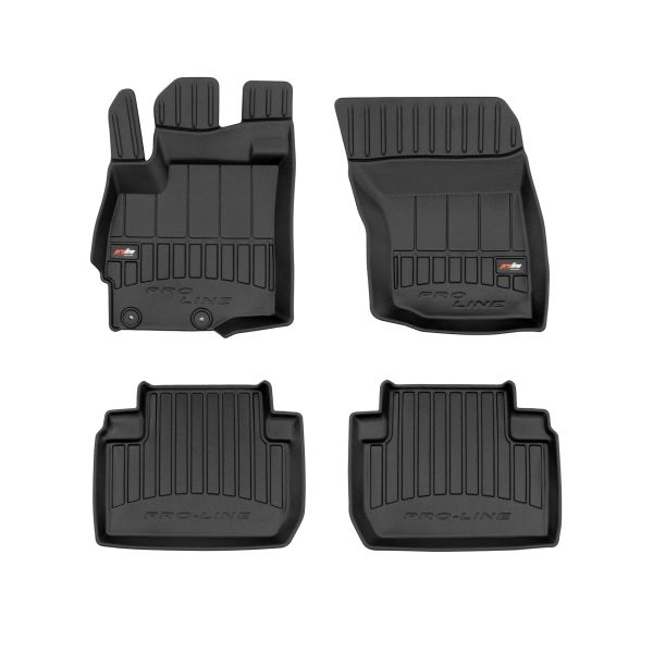 Set Covorase Auto Si Tavita Portbagaj MITSUBISHI OUTLANDER III (GG_W, GF_W, ZJ, ZL, ZK) din 2012-2022, Cauciuc, Protectie Porbagaj, 4x Stickere auto cu MITSUBISHI
