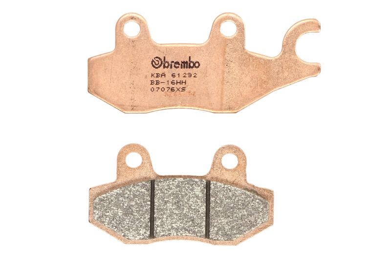 BREMBO sada brzdových destiček, kotoučová brzda PEUGEOT GEOPOLIS 300 10-14, SATELIS 500, 400 IE, 300IE, 400RS 07-16 (MT07076XS)