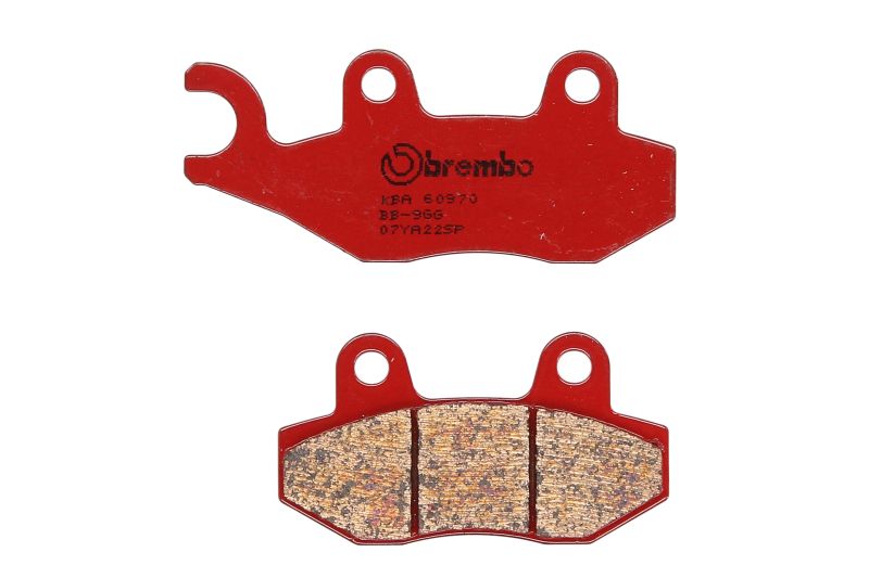 BREMBO sada brzdových destiček, kotoučová brzda CPI XS 250 06, CAGIVA CANYON 500 95, ELEFANT 900IE, 900IE GT, 900, 906 90-97, GRAN 900 99, NAVIGATOR 1000 (TOURING) 00-05, DAELIM ROADWIN 125 04, HYOSUNG MS3 250, 125 06-10, KAWASAKI NINJA 250 R 08-10 (MT07Y