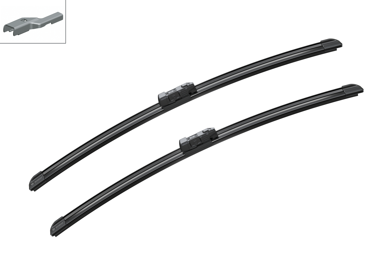Set 3 stergatoare SKODA FABIA II (542) din 2006-2014, Bosch Aerotwin, din cauciuc siliconat rezistent