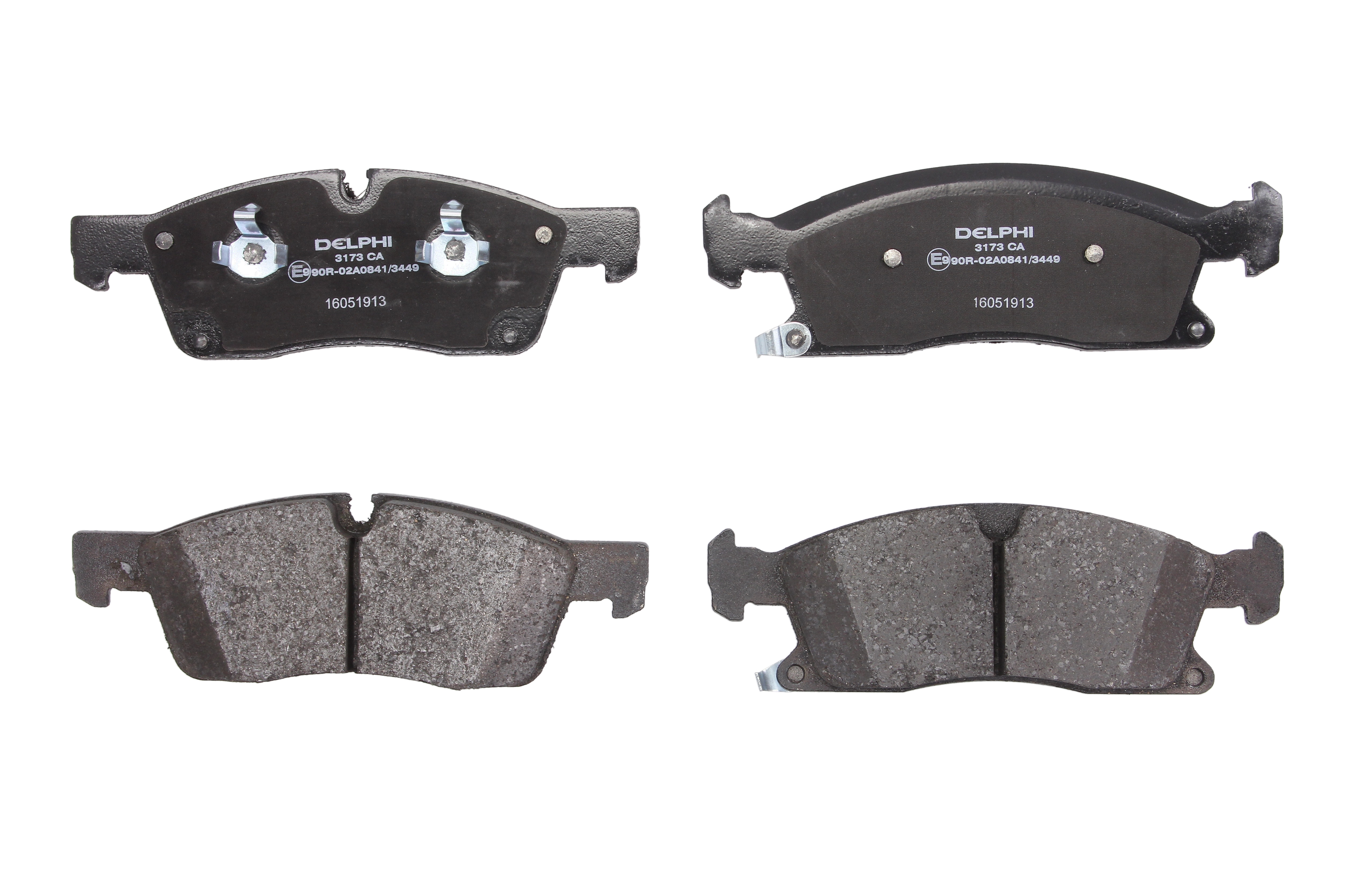 Комплект гальмівних колодок передн , DODGE DURANGO, JEEP GRAND CHEROKEE, GRAND CHEROKEE IV 3.0-6.4 11.10-