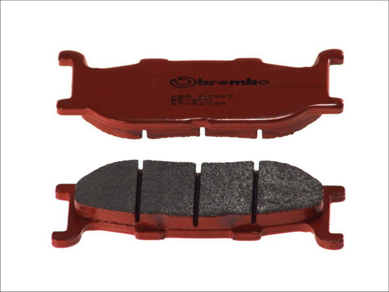 Levně BREMBO sada brzdových destiček, kotoučová brzda YAMAHA XV 535 (VIRAGO), 950 RACER, 535S, 950, 535DX (VIRAGO) 95-16 (2P233NS, 2P233SS)