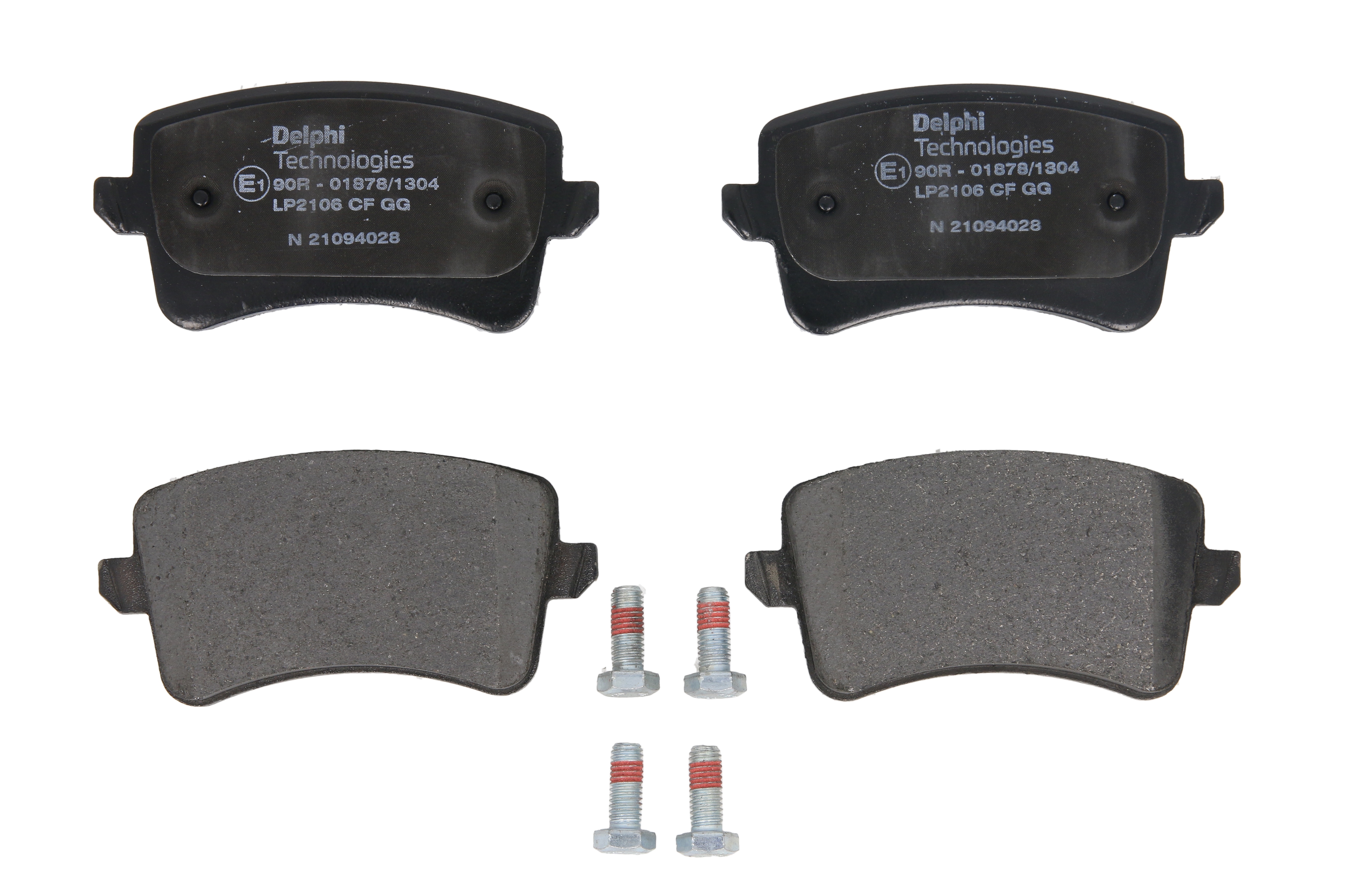 Комплект гальмівних колодок задн , AUDI A4 ALLROAD B8, A4 B8, A5, Q5 1.8-4.2 06.07-05.17