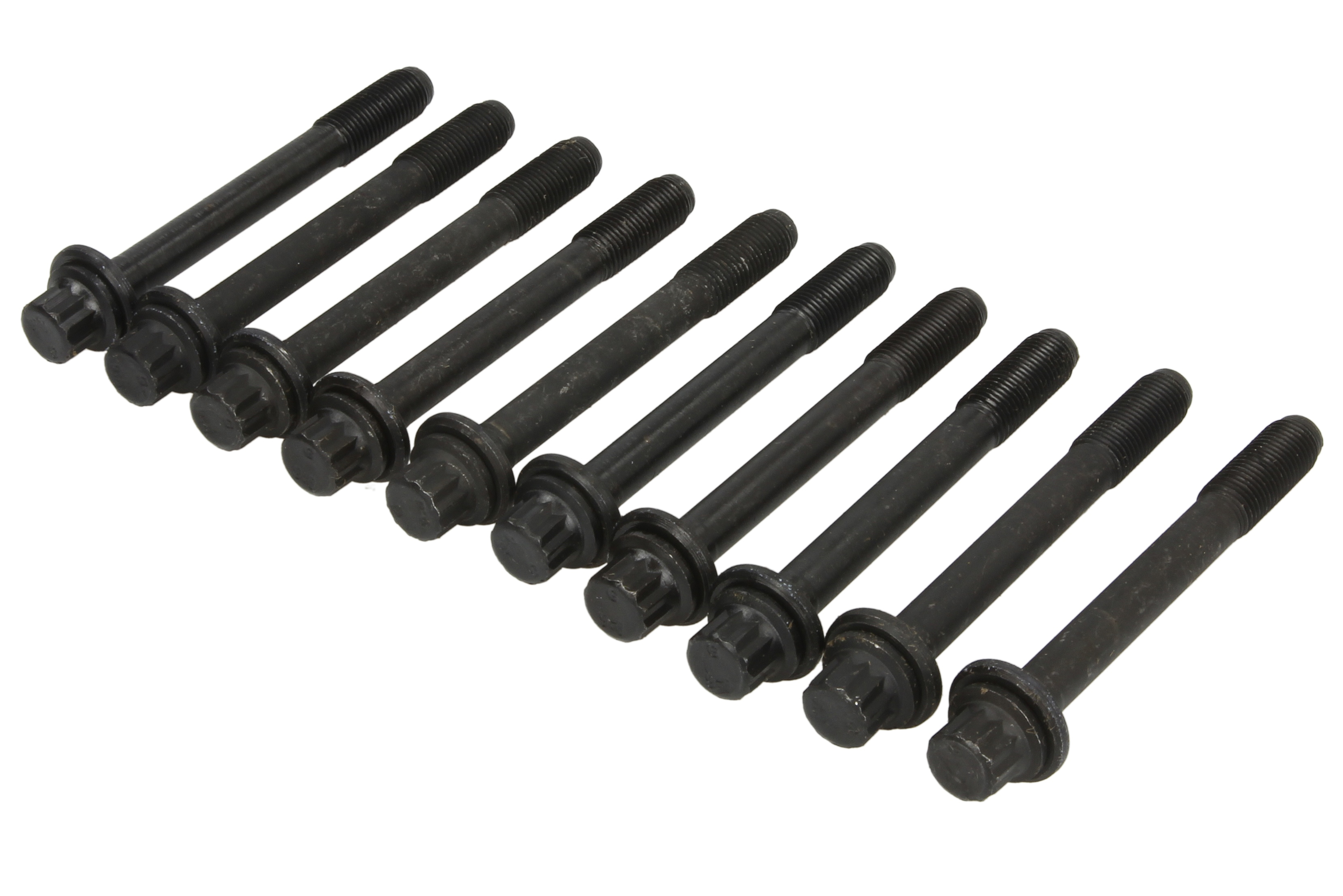 Комплект болтів з головкою системи TORX з чорного металу MITSUBISHI 2.0/2.4 4G63/4G64/4G69 AJUSA (81024100) AJUSA фото 3