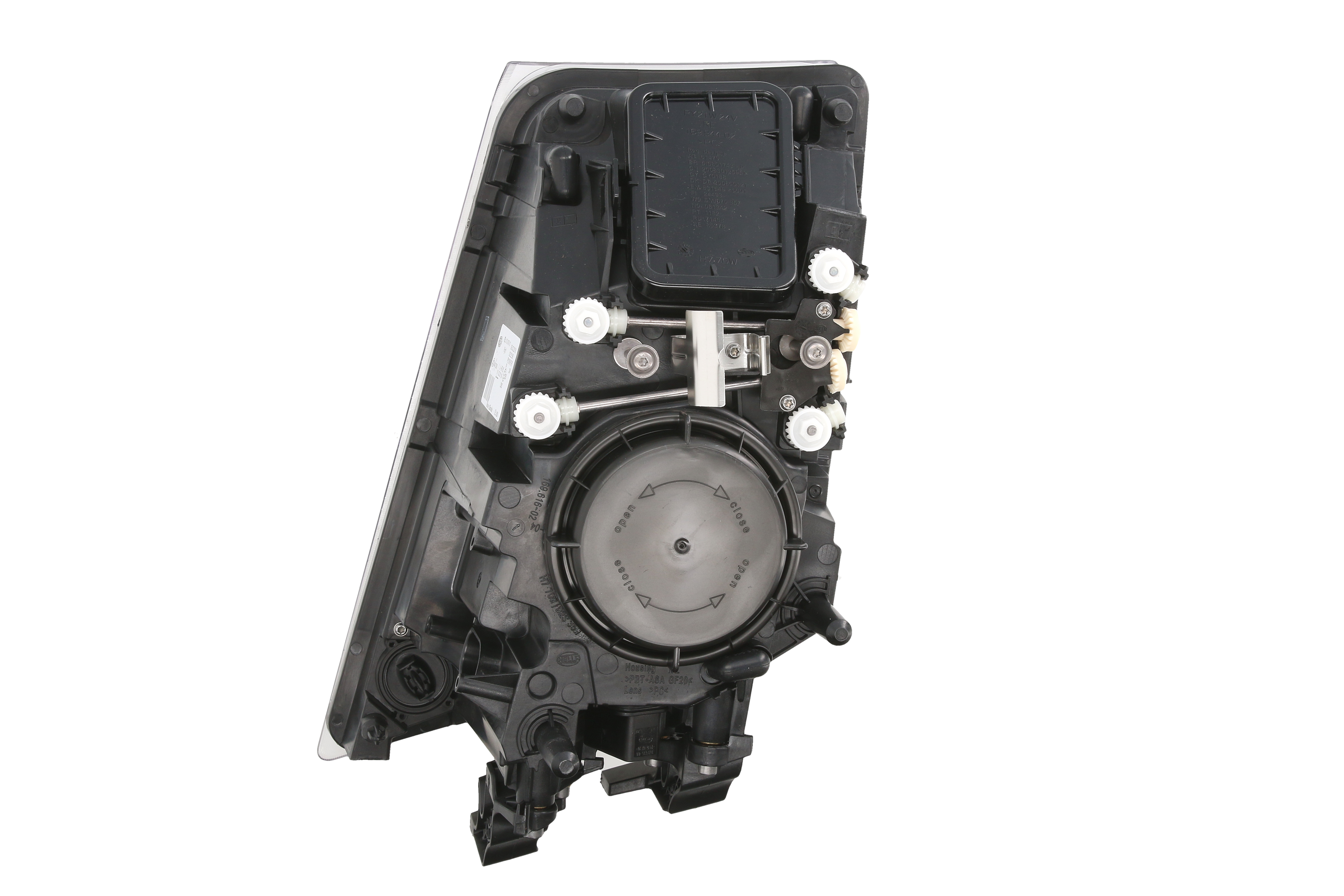 Фара прав (H7/H7/LED/PY21W, ручн, без мотора, колір відбивача: хром, колір повороту: прозор) VOLVO FH, FH II, FH16, FM 09.05- фото 2