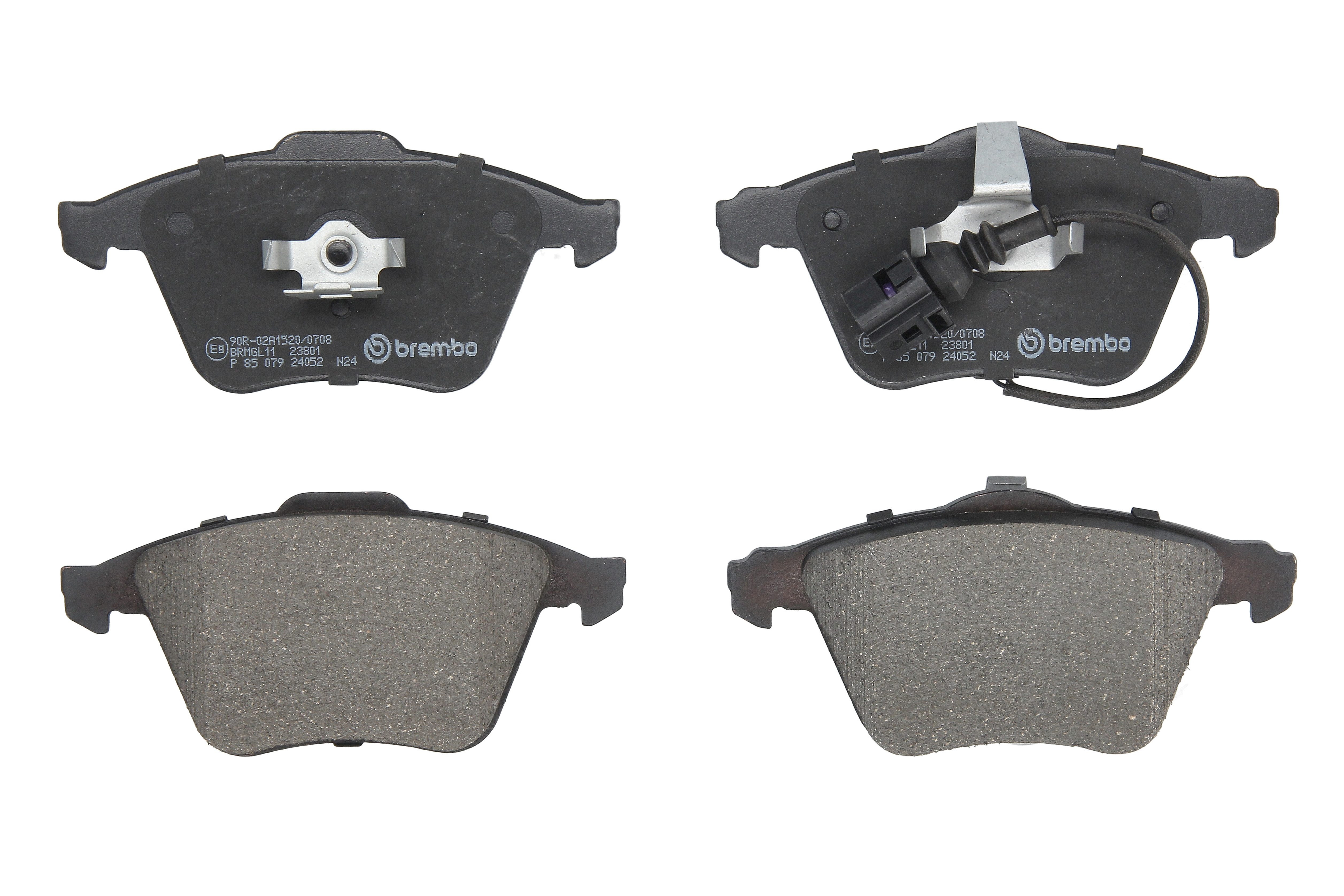 Колодки гальмівні дискові VW PASSAT B6 (3C2) 1.8 2005.03-2010.12 BREMBO (P85079) BREMBO фото 3